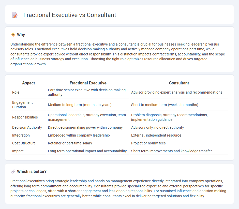 Fractional Executive vs Consultant in Employment