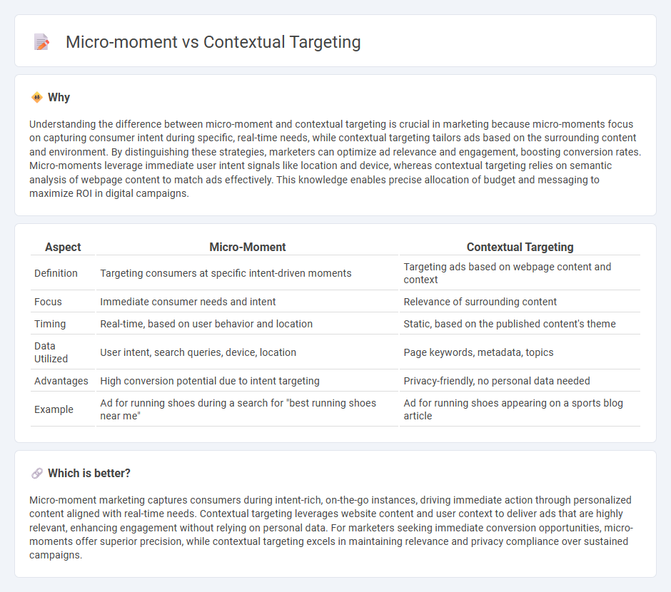 Micro-Moment vs Contextual Targeting in Marketing