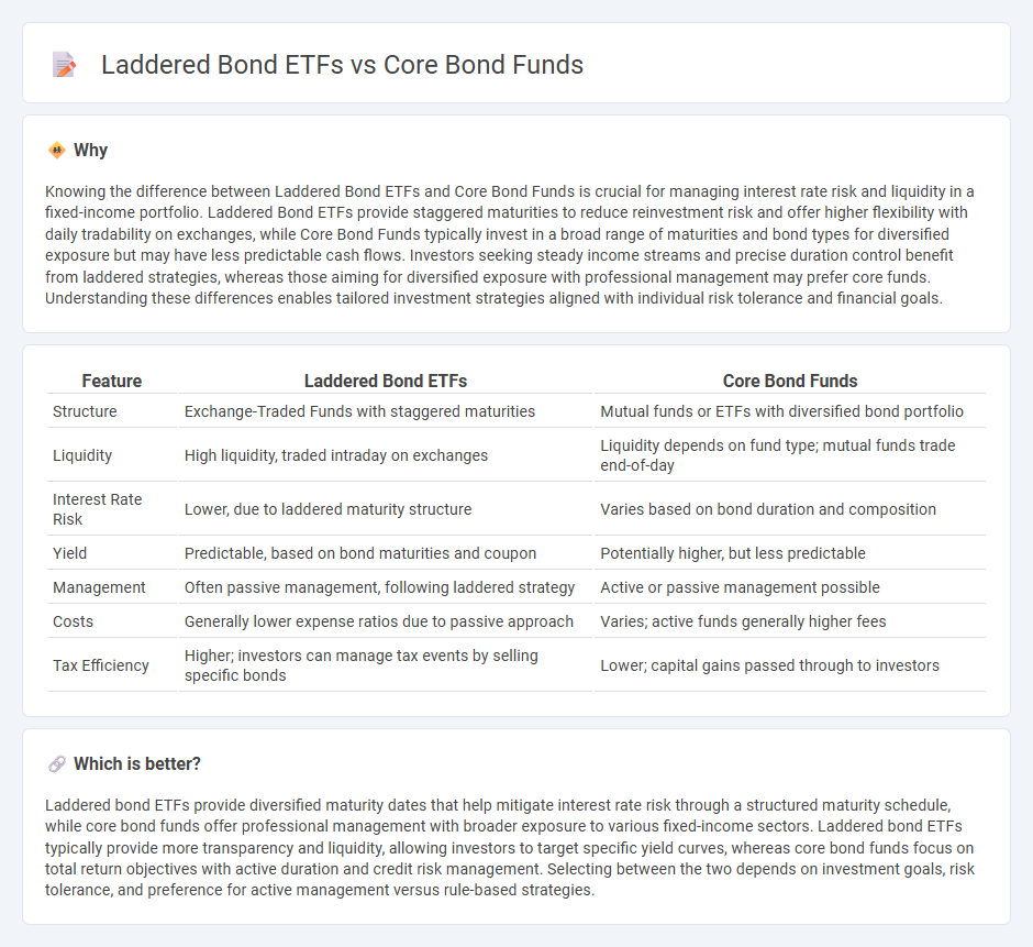 Laddered Bond Etfs vs Core Bond Funds in Finance
