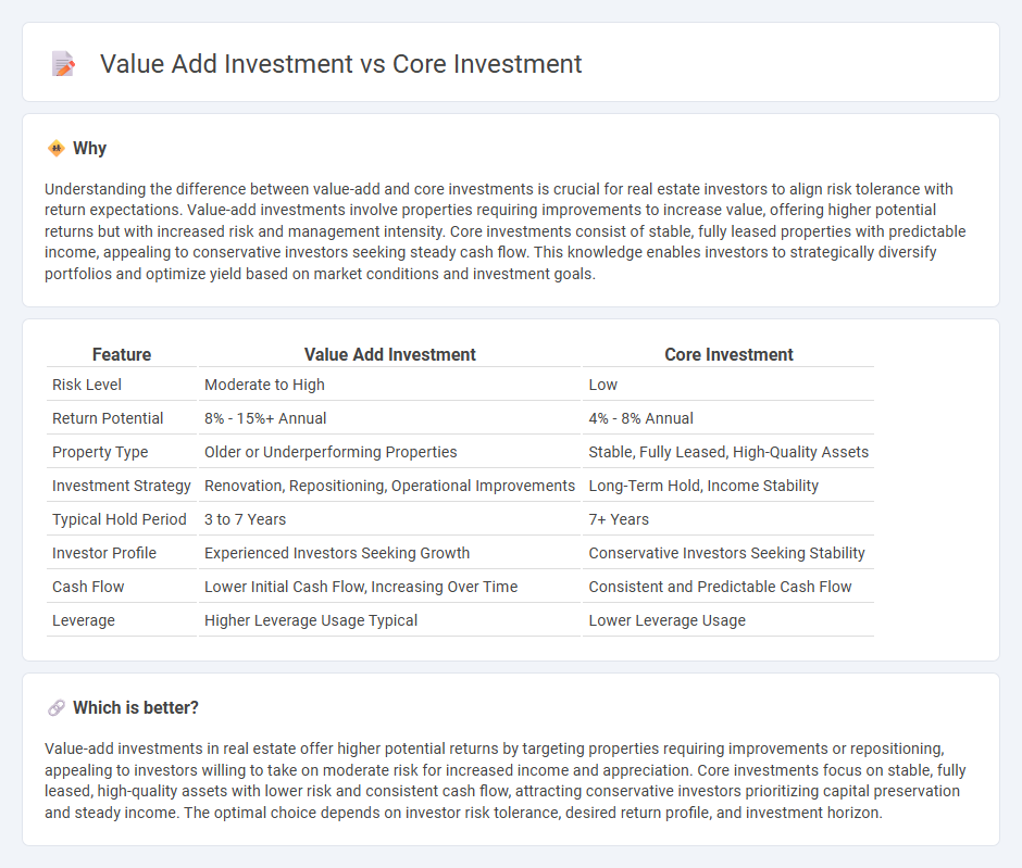 Value Add Investment vs Core Investment in Real Estate