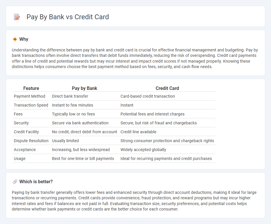 Pay By Bank vs Credit Card in Banking