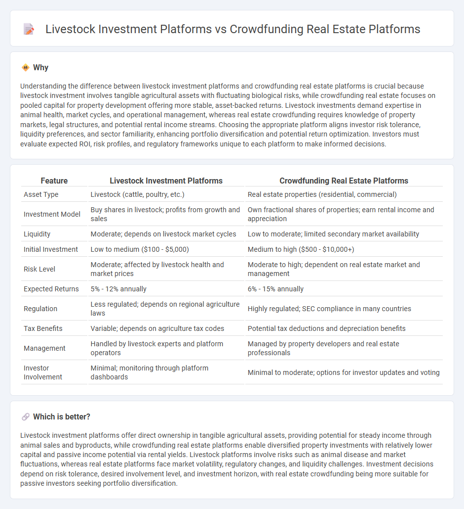 Livestock Investment Platforms vs Crowdfunding Real Estate Platforms in Investment