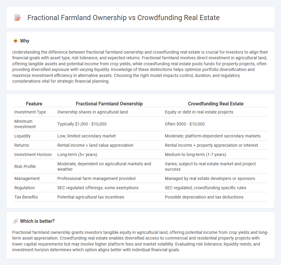 Fractional Farmland Ownership vs Crowdfunding Real Estate in Investment