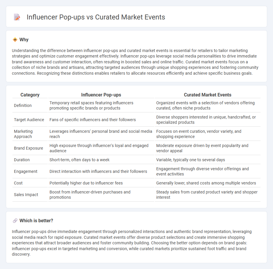 Influencer Pop-Ups vs Curated Market Events in Retail