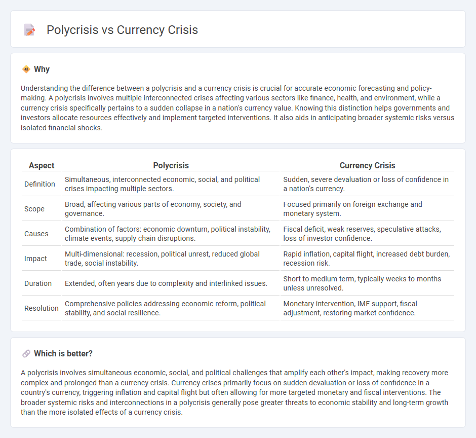 Polycrisis vs Currency Crisis in Economy