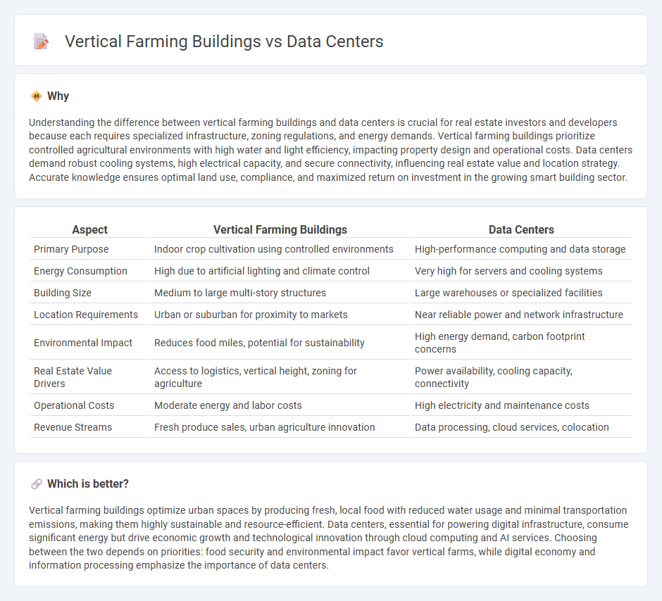 Vertical Farming Buildings vs Data Centers in Real Estate