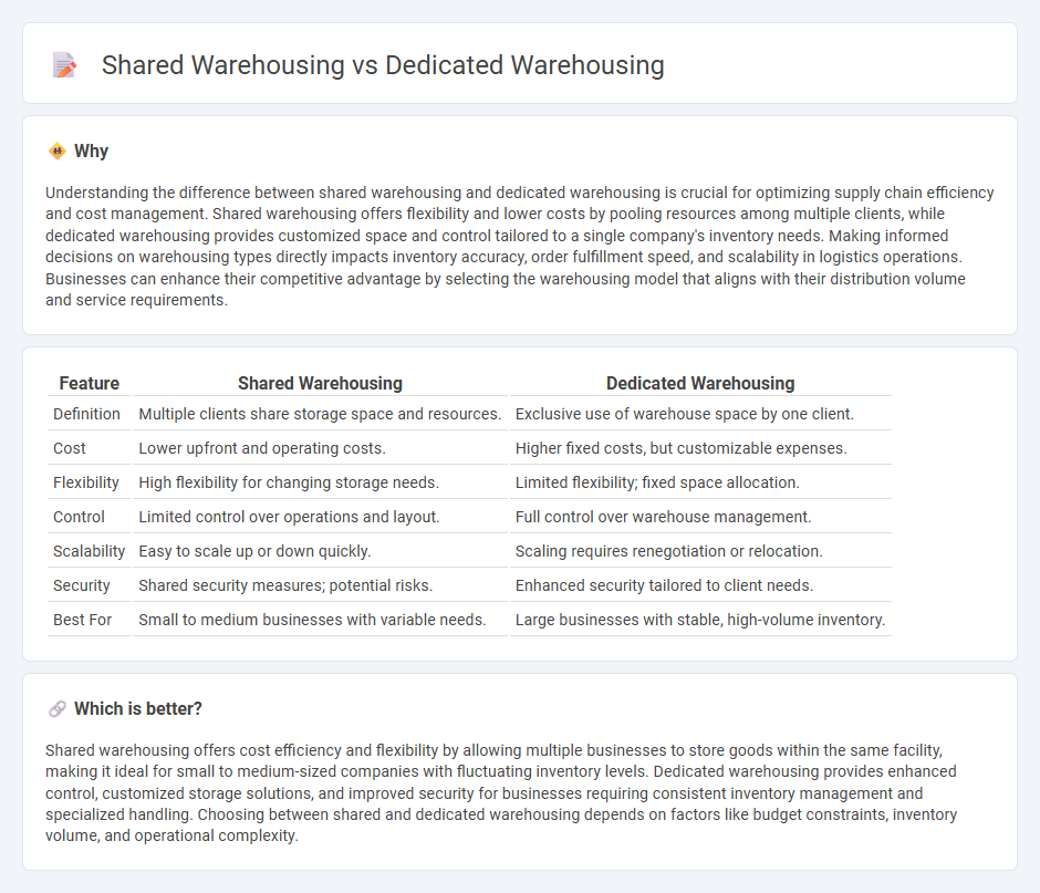 Shared Warehousing vs Dedicated Warehousing in Logistics