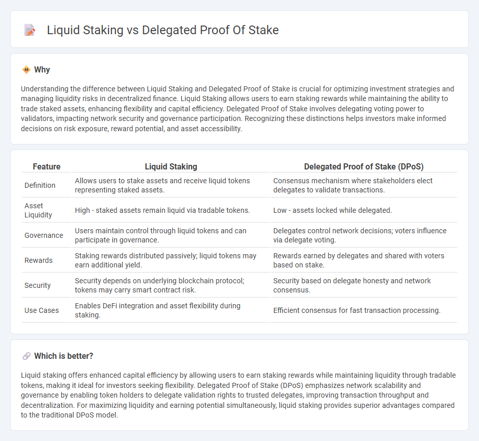 Liquid Staking vs Delegated Proof Of Stake in Finance