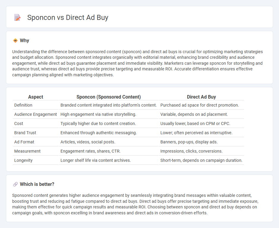 Sponcon vs Direct Ad Buy in Marketing