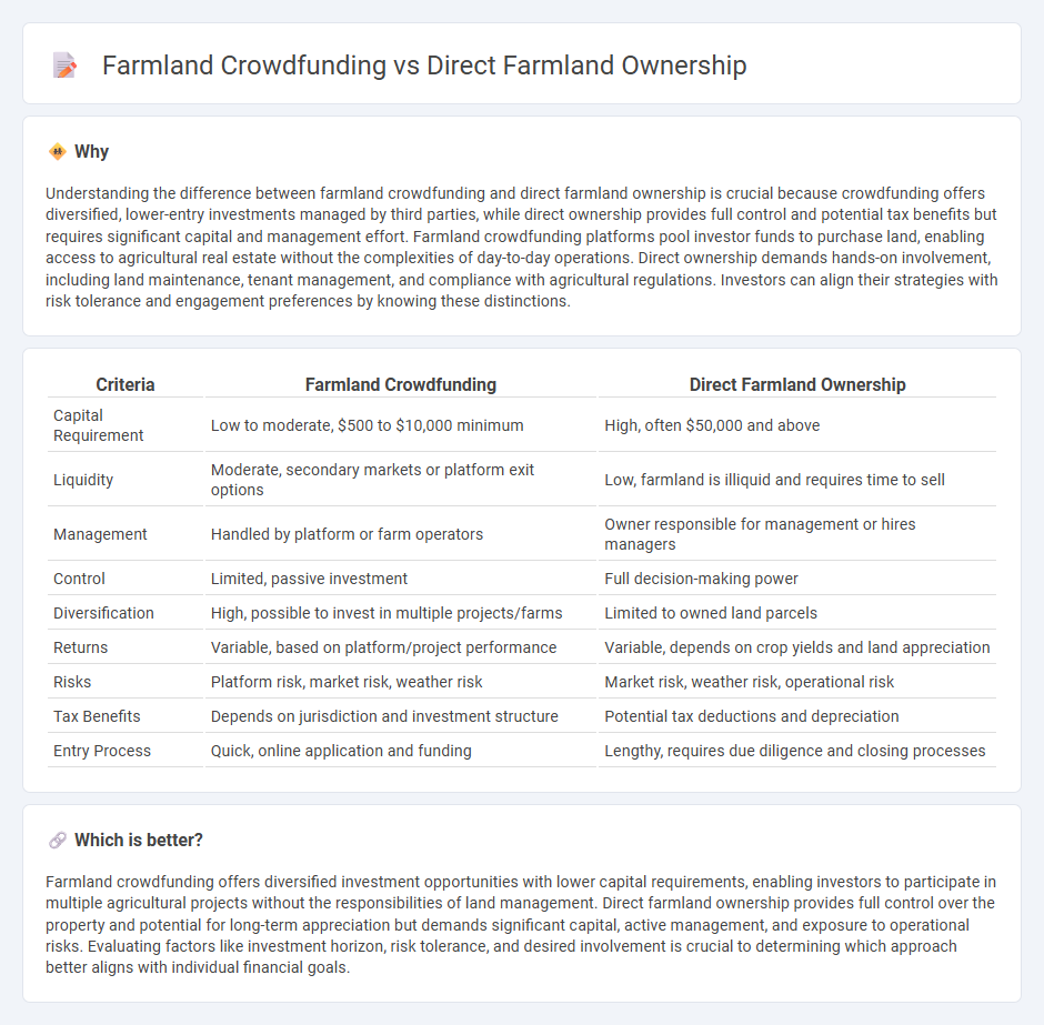 Farmland Crowdfunding vs Direct Farmland Ownership in Investment