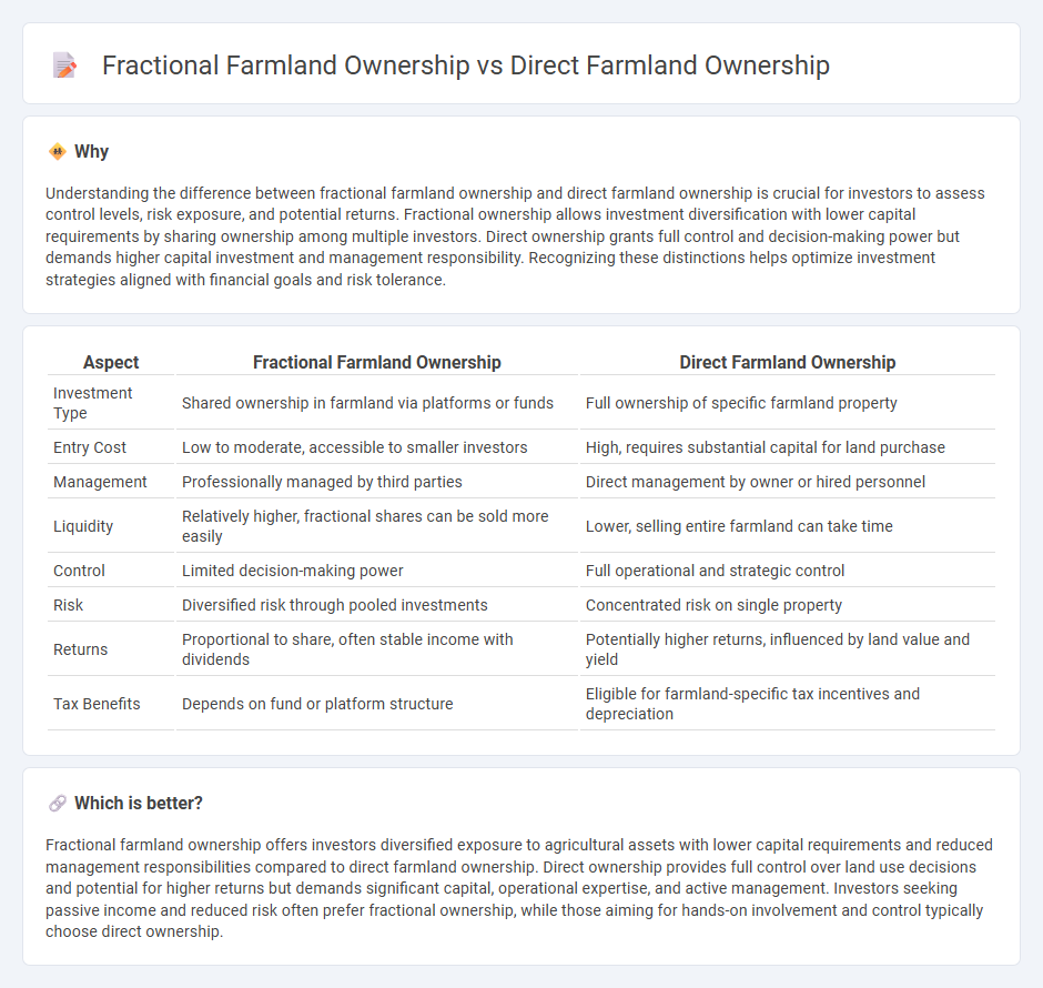 Fractional Farmland Ownership vs Direct Farmland Ownership in Investment