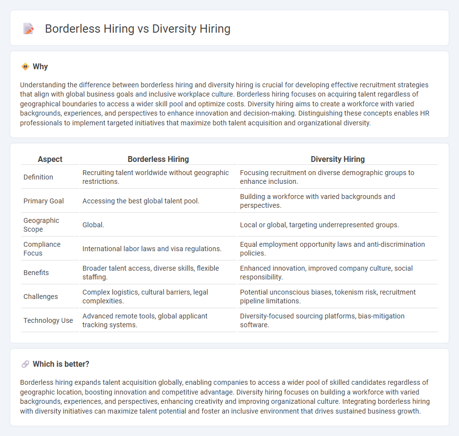 Borderless Hiring vs Diversity Hiring in Human Resources