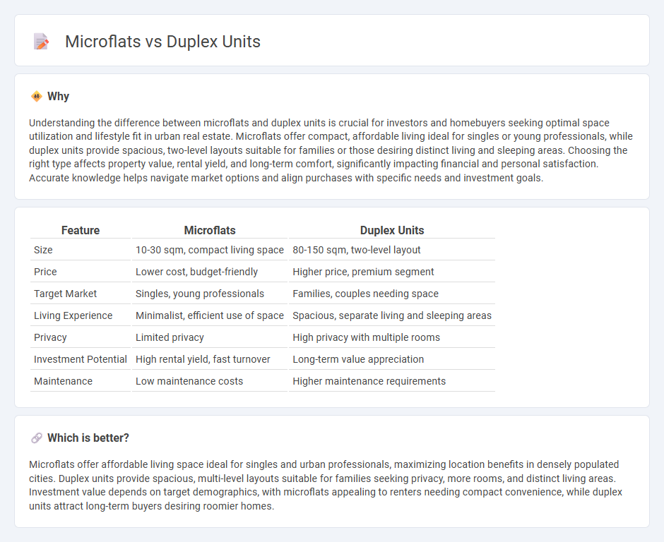 Microflats vs Duplex Units in Real Estate