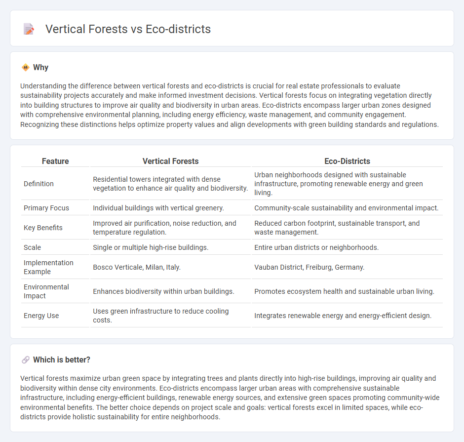 Vertical Forests vs Eco-Districts in Real Estate