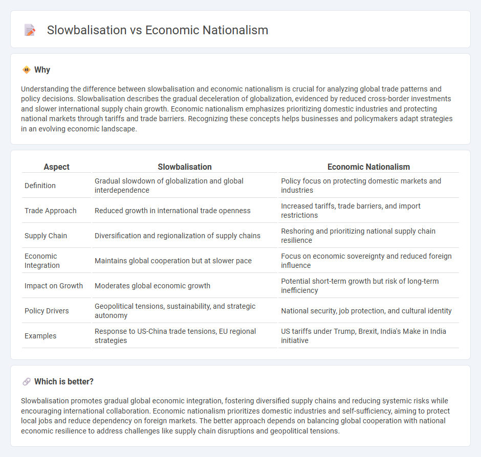 Slowbalisation vs Economic Nationalism in Economy
