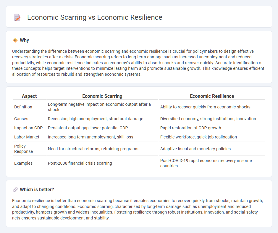 Economic Scarring vs Economic Resilience in Economy