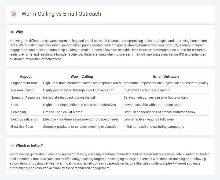 Warm Calling vs Email Outreach in Sales