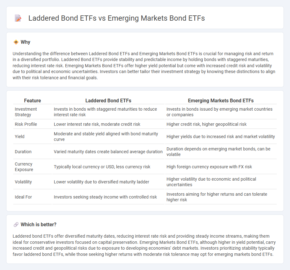 Laddered Bond Etfs vs Emerging Markets Bond Etfs in Finance
