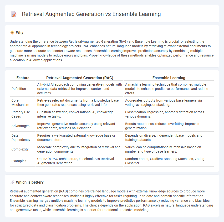 Retrieval Augmented Generation vs Ensemble Learning in Technology