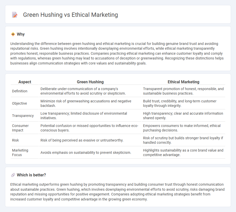 Green Hushing vs Ethical Marketing in Marketing