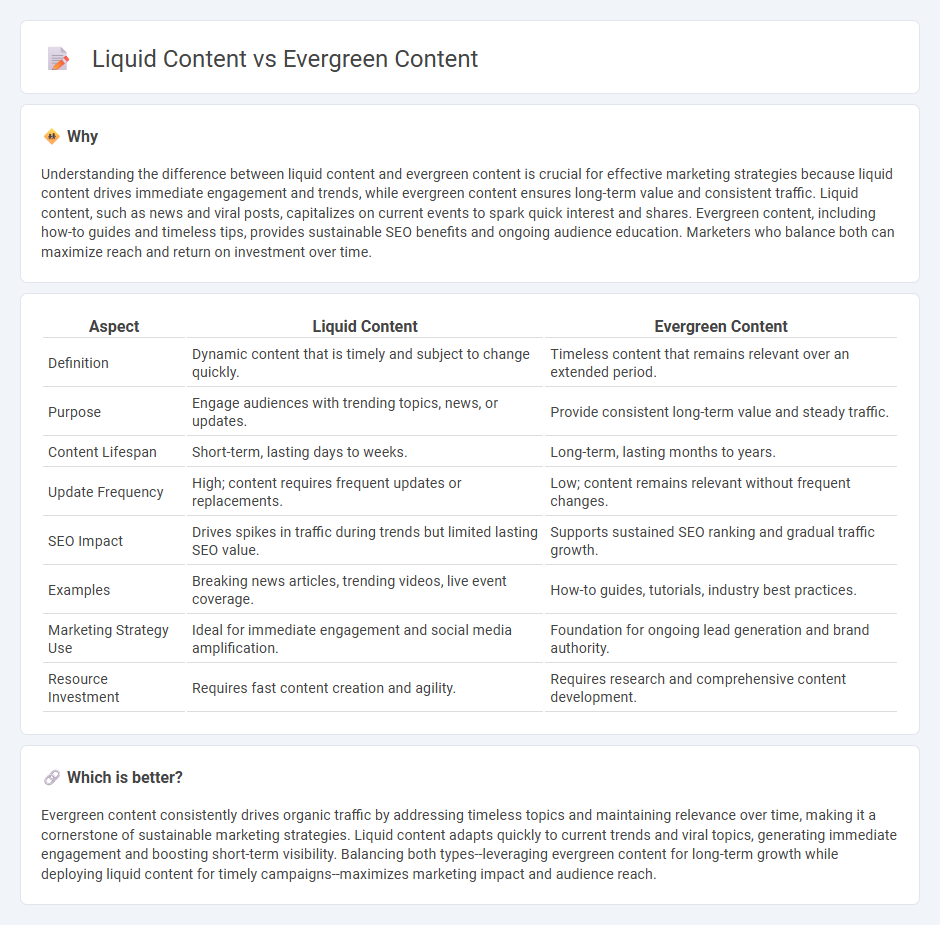 Liquid Content vs Evergreen Content in Marketing