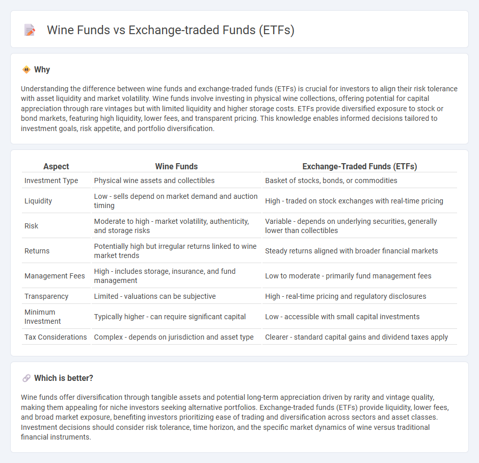 Wine Funds vs Exchange-Traded Funds (Etfs) in Investment