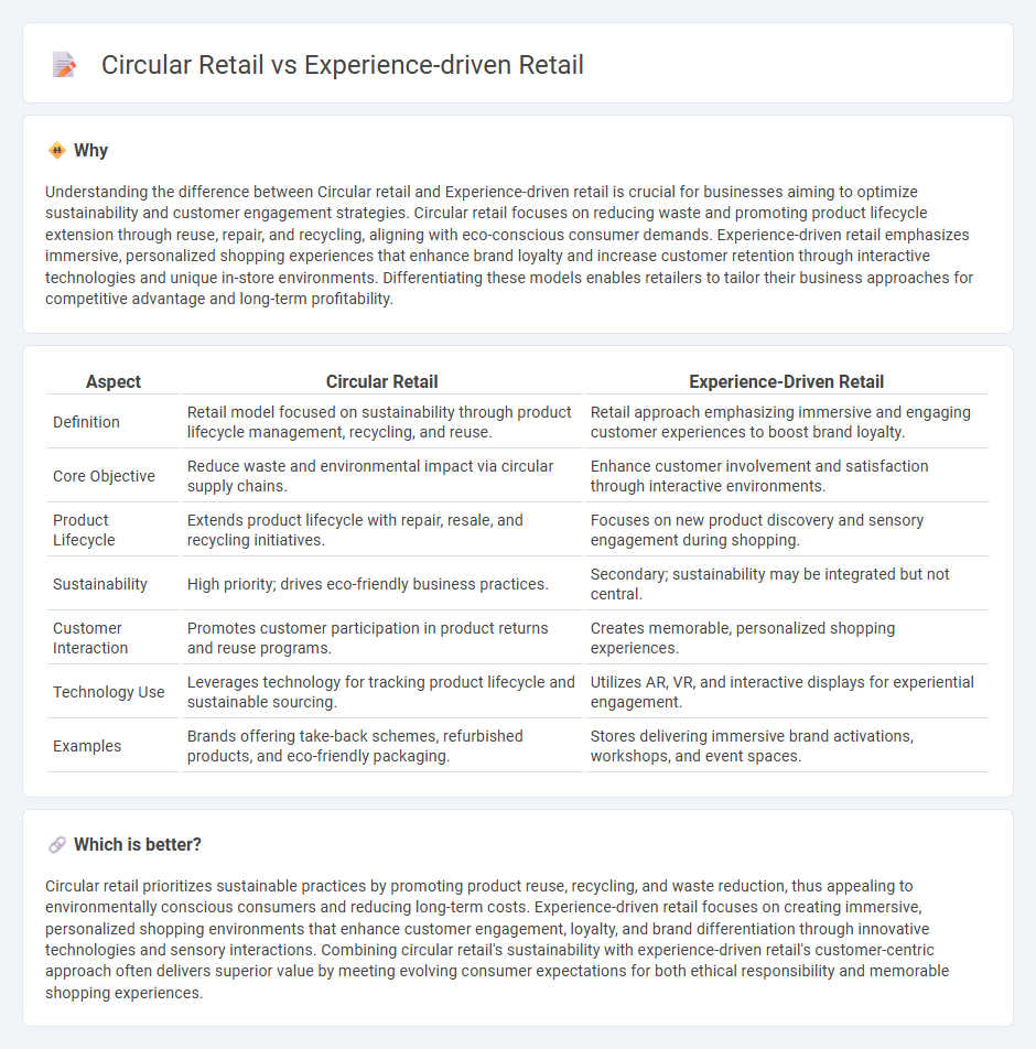 Circular Retail vs Experience-Driven Retail in Retail
