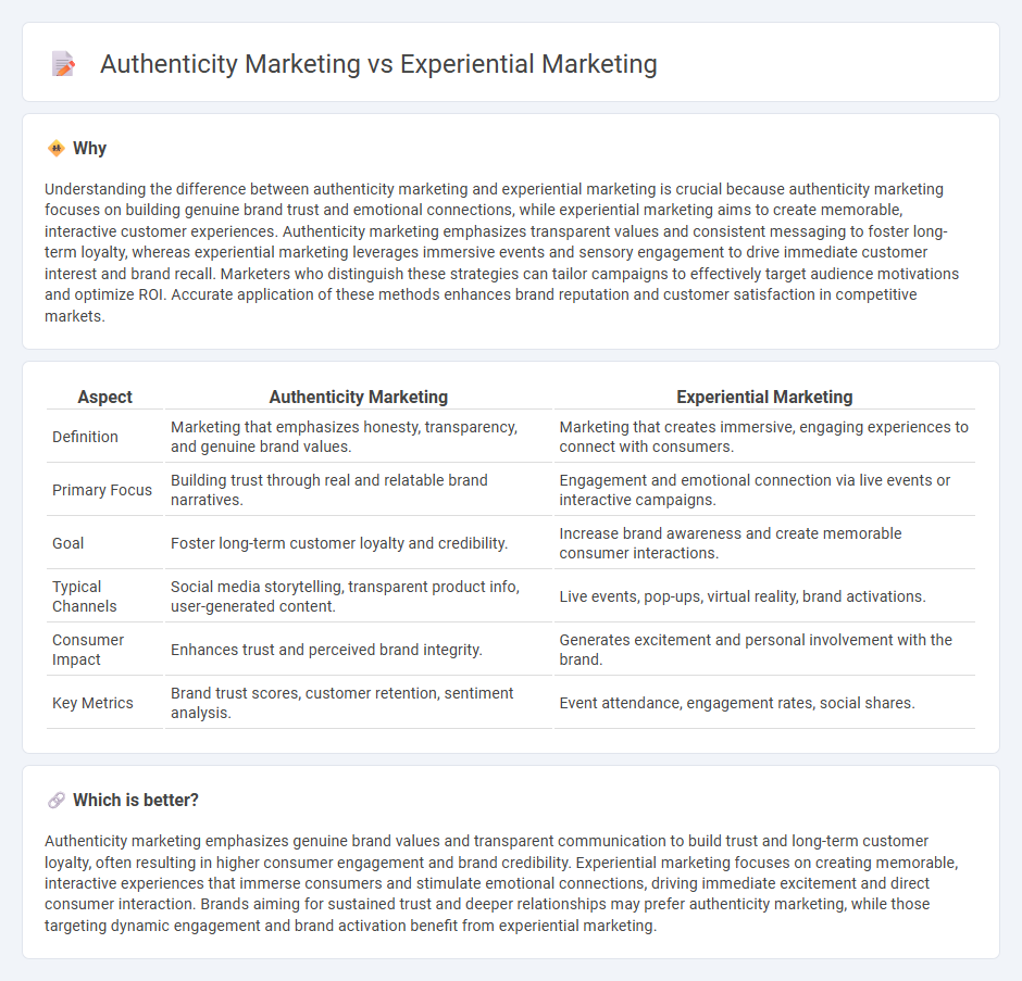 Authenticity Marketing vs Experiential Marketing in Marketing