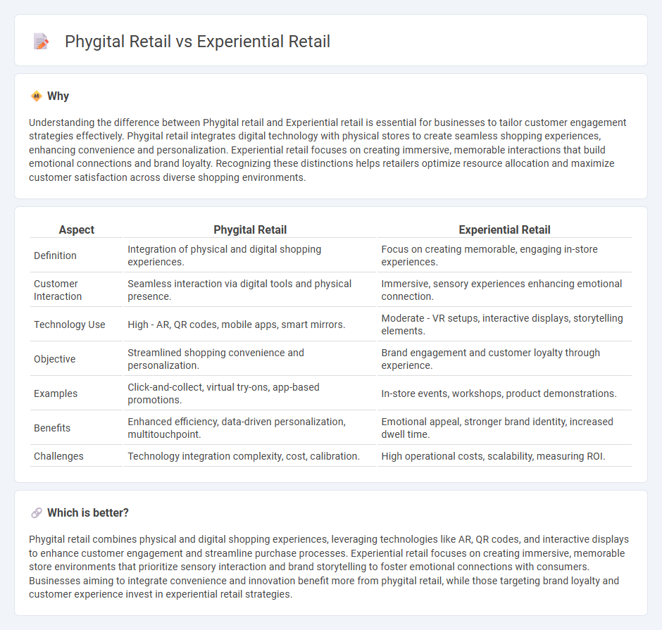 Phygital Retail vs Experiential Retail in Retail