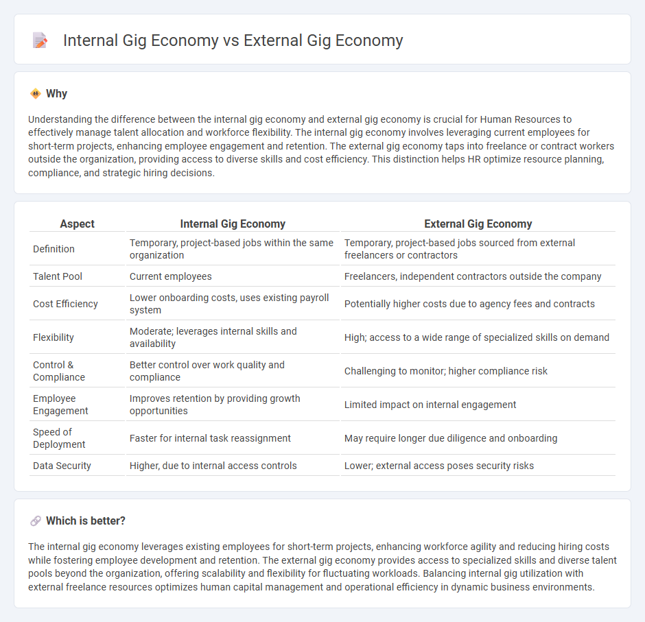 Internal Gig Economy vs External Gig Economy in Human Resources