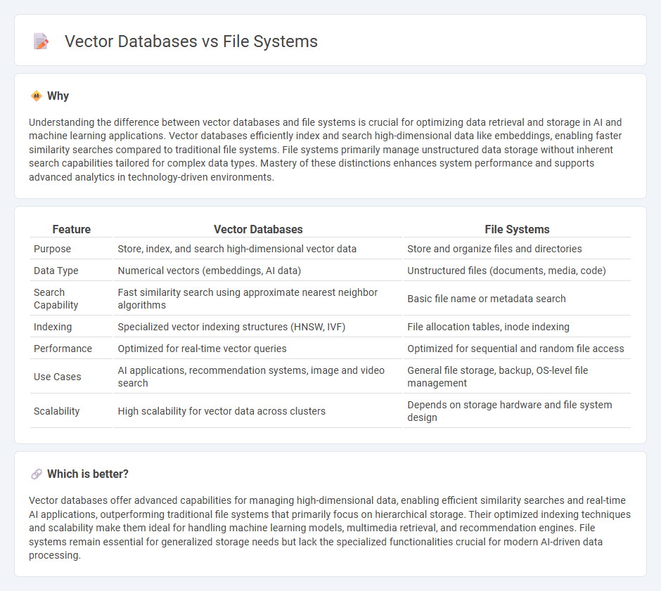 Vector Databases vs File Systems in Technology