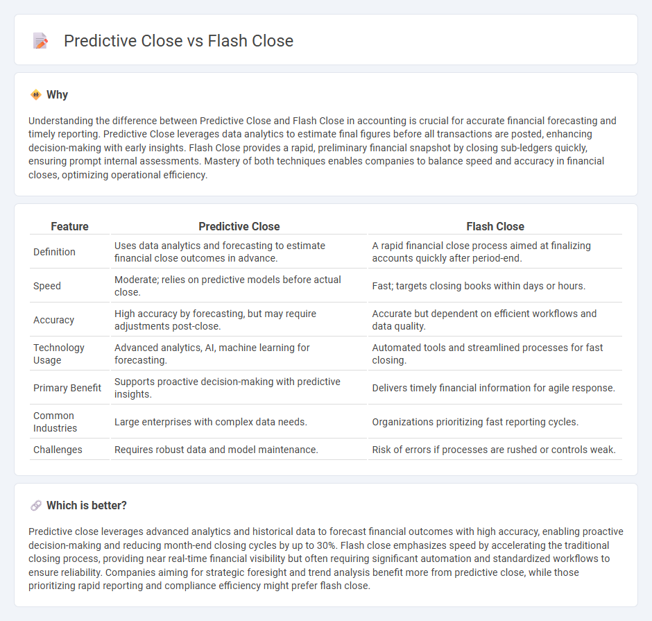 Predictive Close vs Flash Close in Accounting