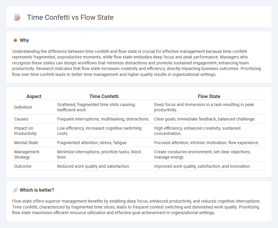 Time Confetti vs Flow State in Management