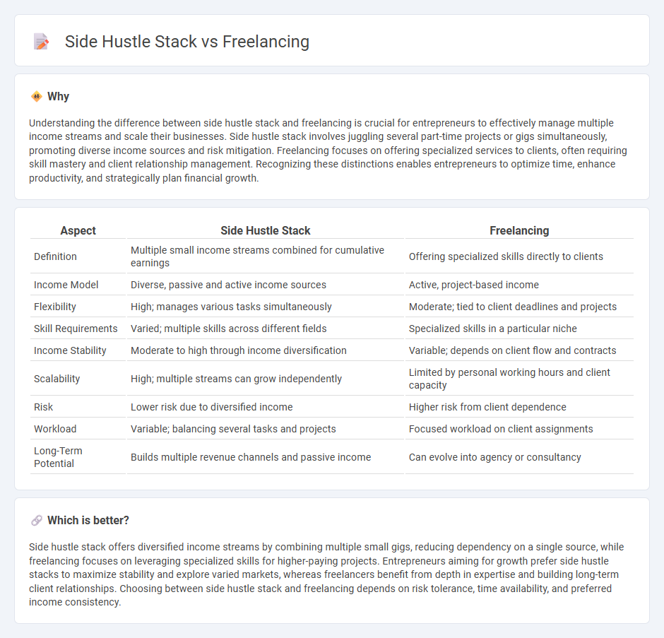 Side Hustle Stack vs Freelancing in Entrepreneurship