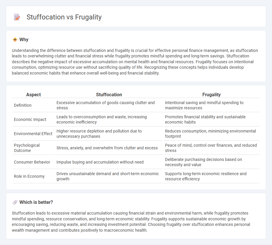 Stuffocation vs Frugality in Economy