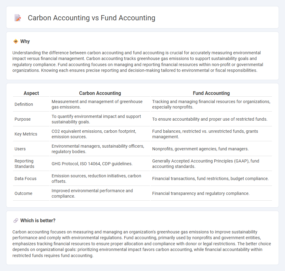Carbon Accounting vs Fund Accounting in Accounting