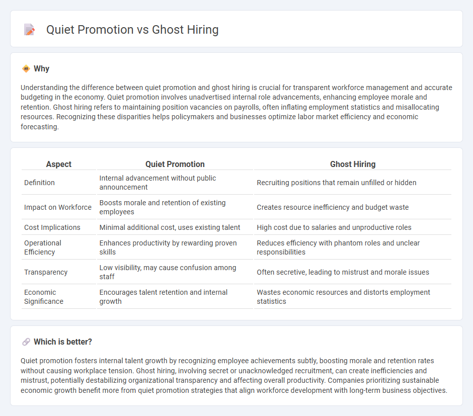 Quiet Promotion vs Ghost Hiring in Economy