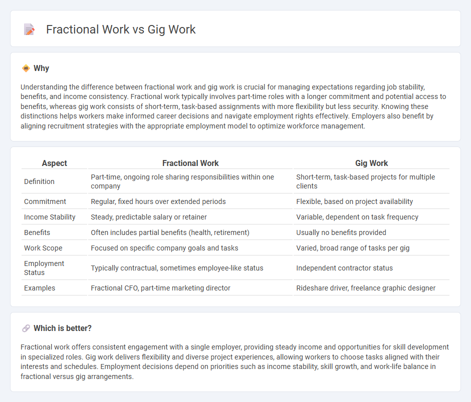 Fractional Work vs Gig Work in Employment