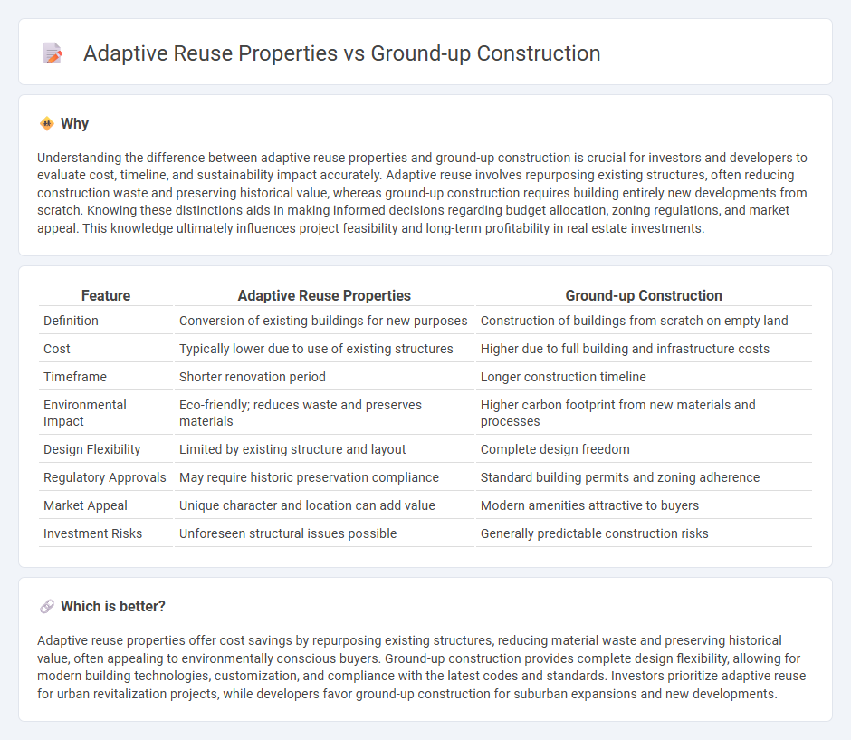 Adaptive Reuse Properties vs Ground-Up Construction in Real Estate