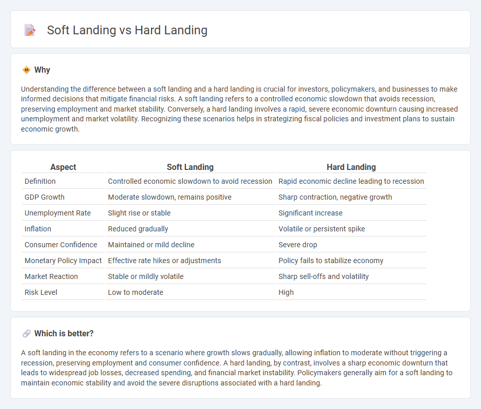 Soft Landing vs Hard Landing in Economy