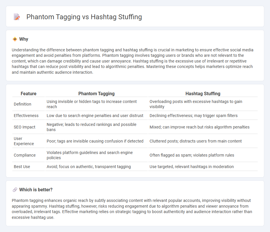 Phantom Tagging vs Hashtag Stuffing in Marketing