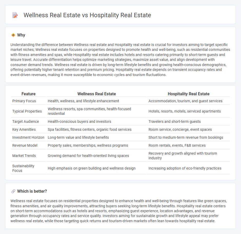 Wellness Real Estate vs Hospitality Real Estate in Real Estate