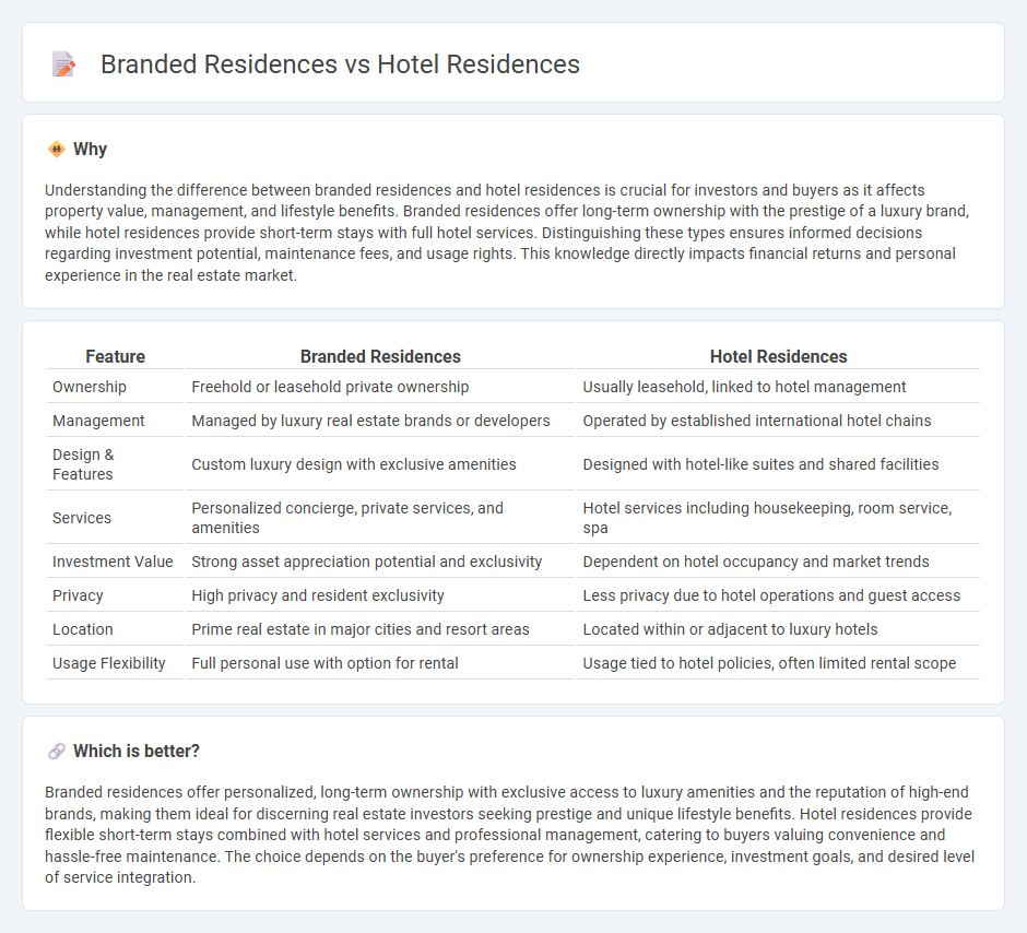 Branded Residences vs Hotel Residences in Real Estate