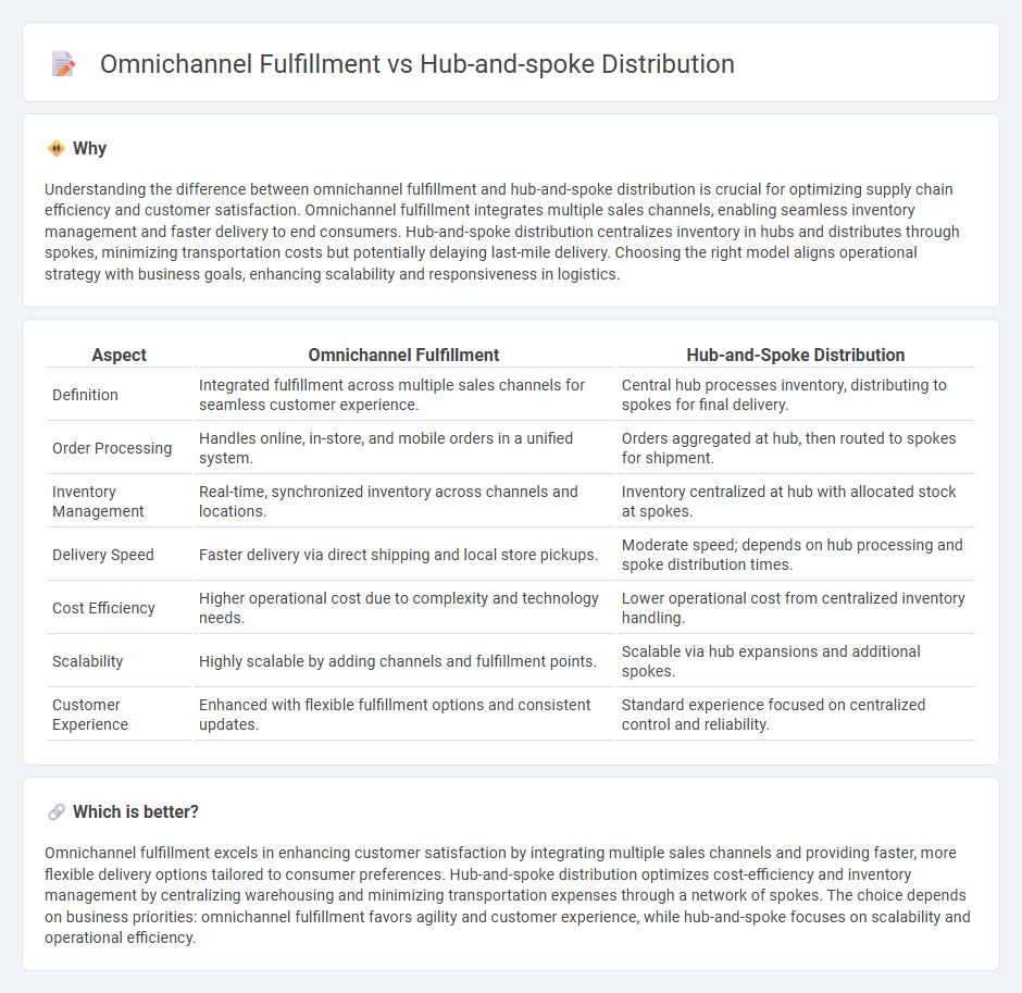 Omnichannel Fulfillment vs Hub-And-Spoke Distribution in Logistics