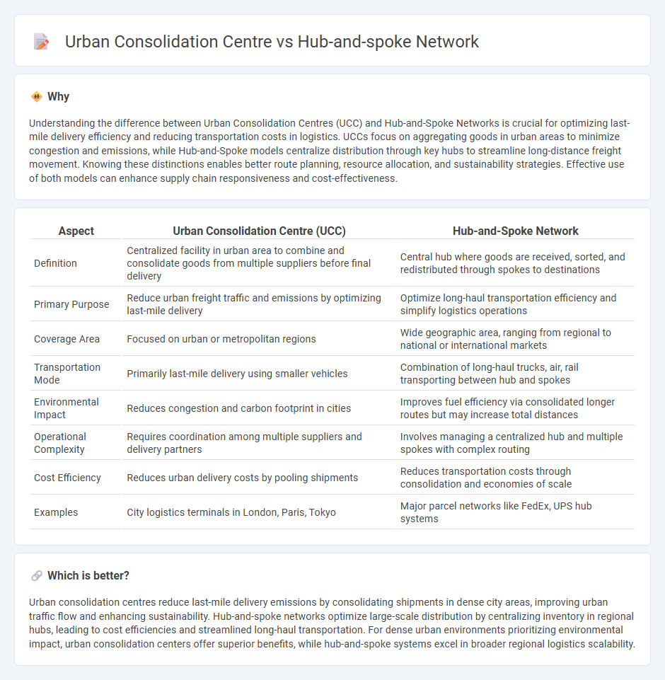 Urban Consolidation Centre vs Hub-And-Spoke Network in Logistics