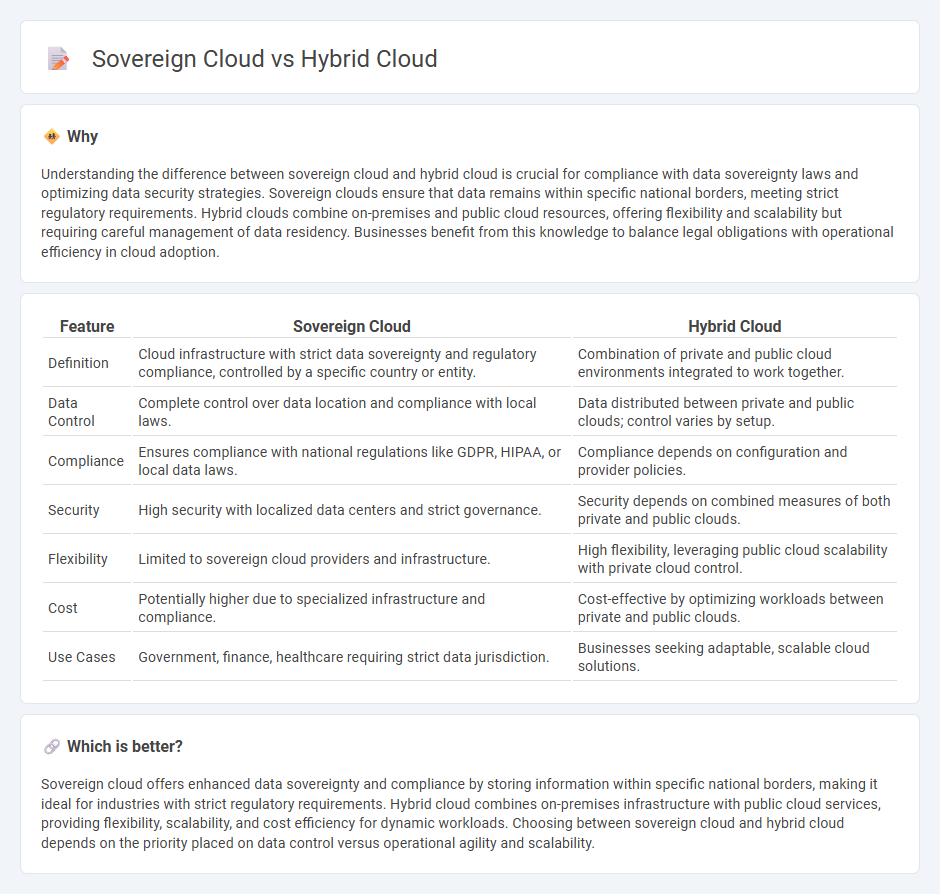Sovereign Cloud vs Hybrid Cloud in Technology