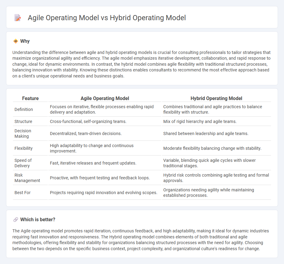 Agile Operating Model vs Hybrid Operating Model in Consulting