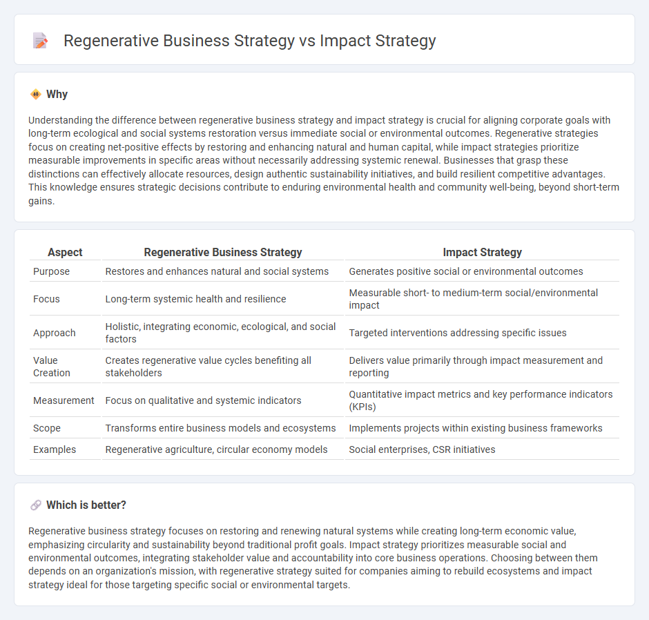 Regenerative Business Strategy vs Impact Strategy in Consulting
