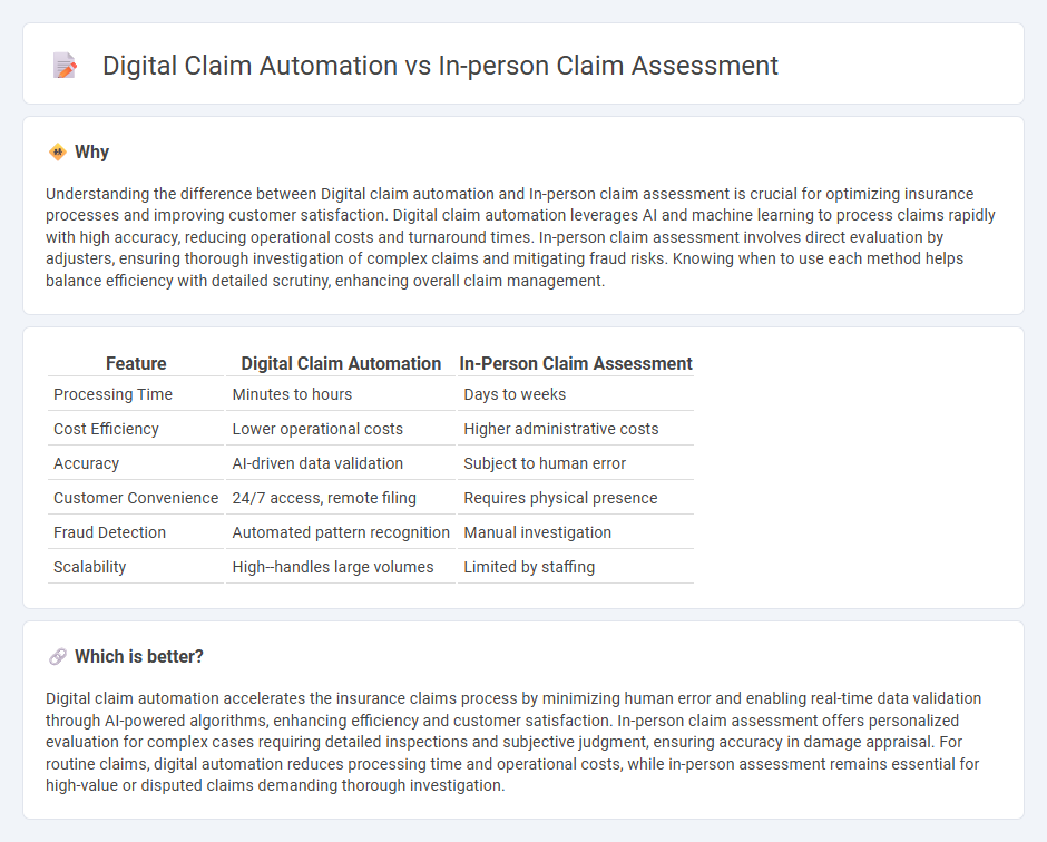 Digital Claim Automation vs In-Person Claim Assessment in Insurance