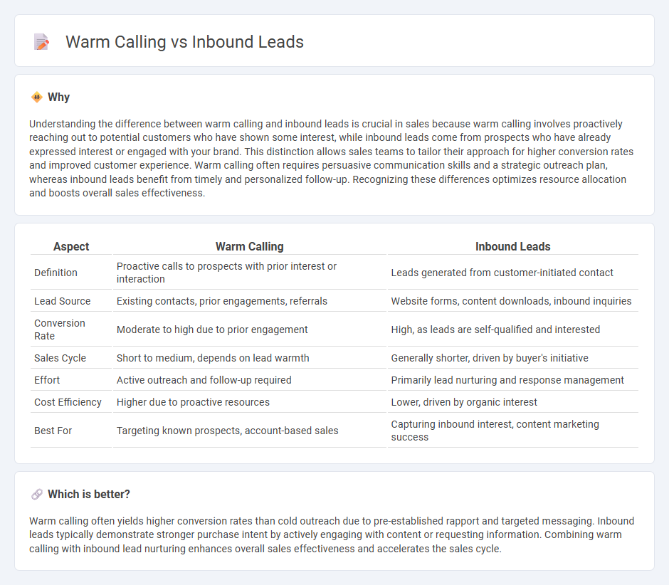 Warm Calling vs Inbound Leads in Sales